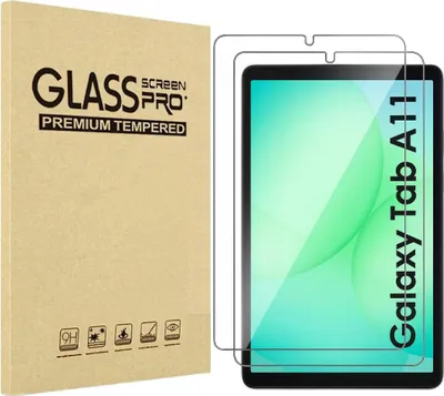 Produktbild von Hartglas für Samsung Galaxy Tab A11 [2 Stück] Displayschutzfolie Screen Protector Film Anti-Kratzer Glas Resistant Phonillico®