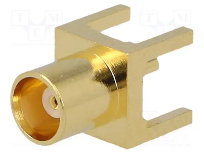 Obrázok produktu pre 1x zásuvka, priechodná, rovná, pozlátená, samica, 50 Ω, VSWR: 1,3, 6251B1-3GT30G-50, konektor