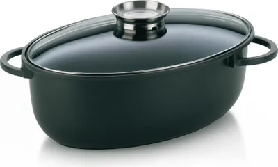 Image de Cocotte à braiser en fonte d?aluminium 45cm noir - Kela Line - 15153 - kerros