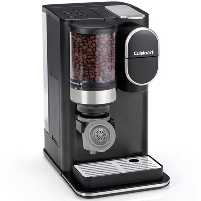 Produktbild von Cuisinart DGB2E, Pod-Kaffeemaschine, 1,35 l, Kaffeepad, Eingebautes Mahlwerk, Schwarz, Edelstahl