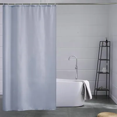 Produktbild von Duschvorhang Textil Anti-schimmel Wasserdicht Waschbar Polyester 120x200cm