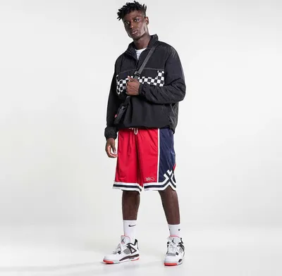 Produktbild von K1X Basketball Double X 1993 Shorts mit Taschen, Farbe:Rot, Kleidergröße:L