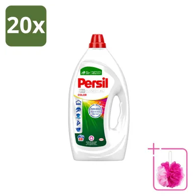 Produktbild von 20 x Persil Professional Color Gel Flüssigwaschmittel für Buntwäsche - Sparpackung - 20 Stücke