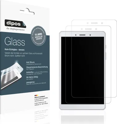 Produktbild von 2x dipos GlassAR Samsung Galaxy Tab A8.0 LTE