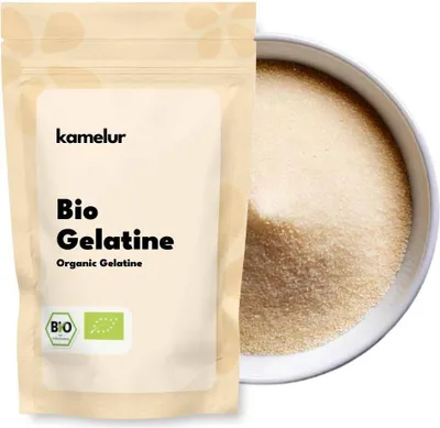 Produktbild von Kamelur® Bio Gelatine Pulver 1 kg