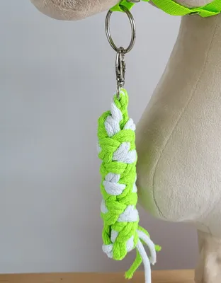 Produktbild von Hobby Horse Seilleine - Neongrün/Weiß