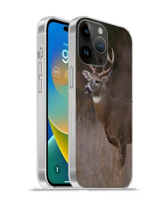 Produktbild von MuchoWow® Handyhülle Schutzhülle Hülle für Apple iPhone 14 Pro - Softcase Herbst - Hirsche - Gras - Natur - Tiere Silikon Softcase Handy Hülle - Umschlag