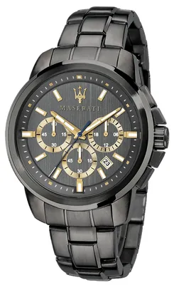 Zdjęcie produktu dla Zegarek męski Maserati Successo Chronograph, stal nierdzewna, szary, model D3UMAR8873621007
