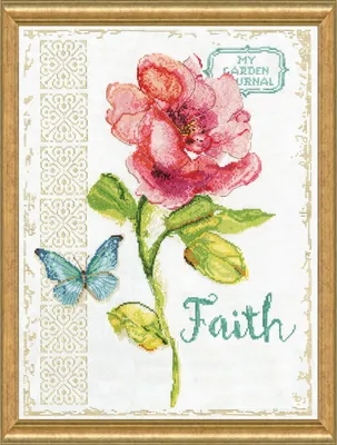Immagine prodotto di Set da ricamo a punto croce "Faith", 36x46cm