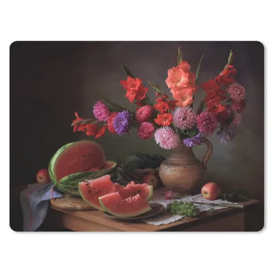 Produktbild von MuchoWow® Mauspad Mousepad Obst - Stillleben - Farben 23x19 cm - Mousepads - Maus Mat - Pad - Mausunterlage - Schreibtischunterlage - Mauspad