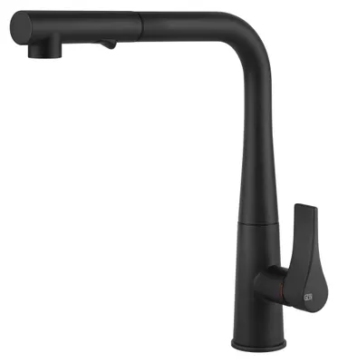 Produktbild von Gessi 17177, Ziehen, Schwarz, Drehventile, Einzelbild, 3/8", Typ L