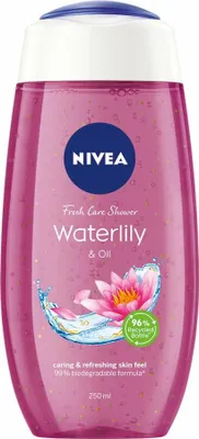 Image de NIVEA - Gel douche - Lys d'eau & huile - Peau rafraîchie - 250 ml - 1 pièce
