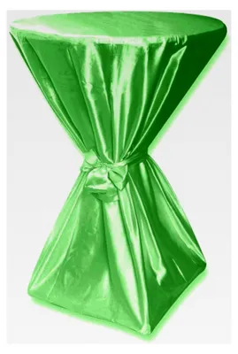 Produktbild von Stehtischhusse 80 cm grün mit Schleife