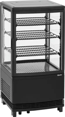 Produktbild von Mini-Kühlvitrine 64L2T schwarz