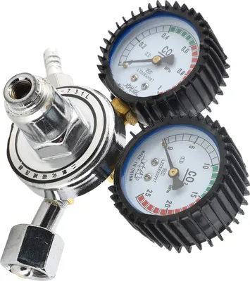 Imagen del producto de Regulador para bombona de CO2, reductor de presión de dióxido de carbono para soldadura, conexión G5/8