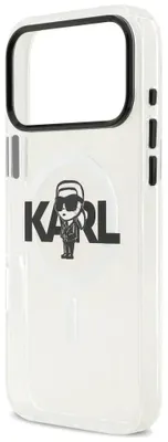 Obrázok produktu pre KARL LAGERFELD IML Karl Sketch Logo MagSafe puzdro pre iPhone 17 Pro Max, číre
