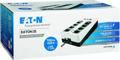 Produktbild von Eaton 3S700F, Standby (Offline), 0,7 kVA, 420 W, 161 V, 284 V, 50/60 Hz