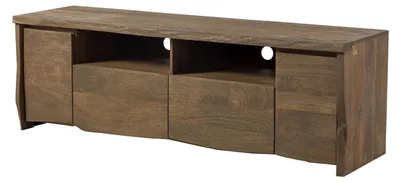 Immagine prodotto di MASSIVMOEBEL24 | PURE MANGO #122 Mobile TV in legno di mango - oliato - sabbiato / marrone 178x48x58