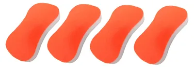 Produktbild von 4er Set Neon Scheuerschwamm Orange: Starke Reinigungsleistung für Küche & Haushalt