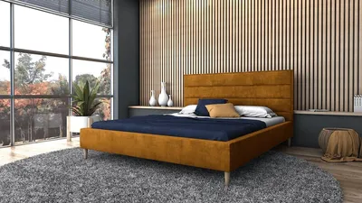 Obrázek produktu pro Postel ROSE 180x200 zlatá