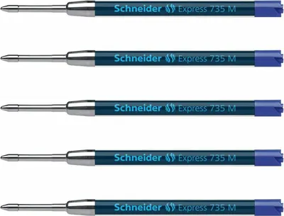 Produktbild von Schneider Kugelschreiber Mine Express M 5er-Set blau