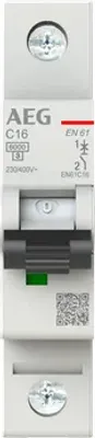 Produktbild von BUSCH JAEGER Leitungsschutzschalter Elfaplus 6kA C-16A 1P
