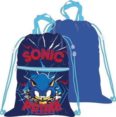 Produktbild von Sonic Turnbeutel 45cm – Prime Deluxe Sporttasche SEGA