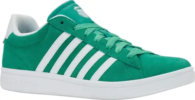 Produktbild von K-SWISS Court Tiebreak II SDE Herren Leder Sneaker Schuhe 09492-381 grün, Schuhgröße:47 EU