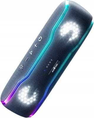 Image de Enceinte portable Bluetooth 5.3 + AUX WiseTiger F10C IPX7 25 W jusqu'à 25 h d'autonomie