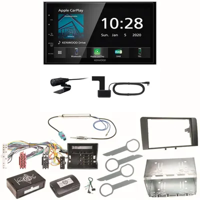 Produktbild von Kenwood DMX5020DABS Android Auto CarPlay Einbauset für Audi A3 8P 8PA