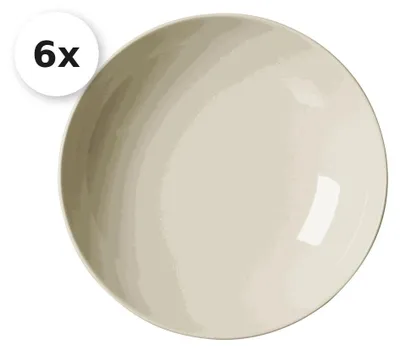 Produktbild von Suppenteller 21cm 6er Set Cecina creme