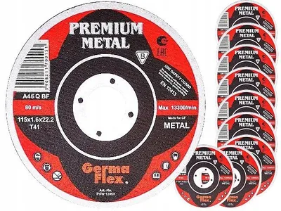 Produktbild von Germaflex PREMIUM Trennscheiben Metall 115x1.6 (10 Stück)