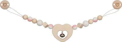 Produktbild von goki baby Kinderwagenkette Herz mit Clips