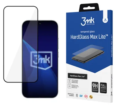 Obrázok produktu pre Xiaomi 17 / 17 Pro - ochranné sklo 3Mk Hardglass Max Lite, čierna farba
