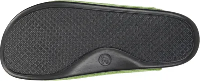 Produktbild von Manitu Damen Hausschuh Filz Pantoffel Stretch Gummizug, Größe:42 EU, Farbe:Grün