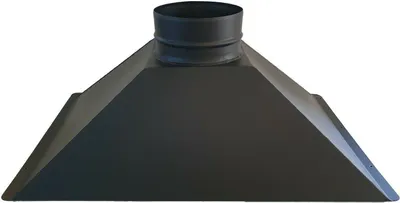Produktbild von Barbecue-Dunstabzugshaube B 100 x T 65 x H 32 cm Rauchabzug 25 cm