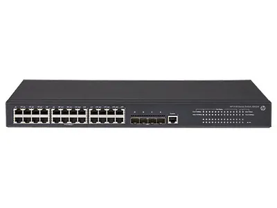 Image de HPE FlexNetwork 5130 24G 4SFP+ EI, commutateur géré, L3, Gigabit Ethernet (10/100/1000), mode full duplex, montage en rack, 1U