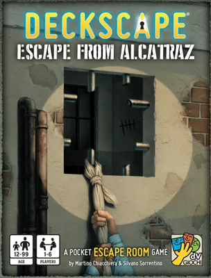 Produktbild von Asmodee Deckscape: Escape from Alcatraz, Kartenspiel