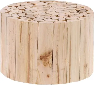Image de Tabouret à fleurs au design naturel