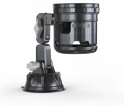 Image de Support pour gobelet de voiture - Fixation par ventouse - Angle réglable, Image générée par une IA