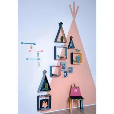Produktbild von Großes Tipi-Regal zum Dekorieren 45 cm
