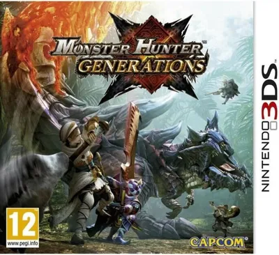 Obrázok produktu pre Capcom Monster Hunter Generations, Nintendo 3DS, Režim multiplayer, T (neplnoletí), Fyzické médiá