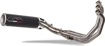 Produktbild von GPR m3 komplette Auspuffanlage genehmigt schwarz mit Katalysator für Yamaha Tracer 900 GT