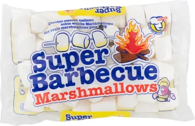 Produktbild von Mr. Mallo Super Barbecue Marshmallows 12x300g | Schaumzucker-Ware Mäusespeck | softe Süßigkeit für Barbecue, Lagerfeuer oder zum Grillen