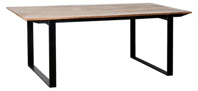 Produktbild von Livingfurn - Esstisch Valdez - U-Bein - Mangoholz - 200 cm - Braun