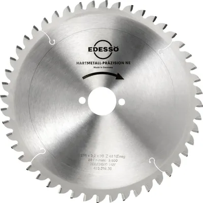 Produktbild von EDESSÖ HW Kreissägeblatt Präzision 216 x 3,2 B30 Z48 NE-neg.