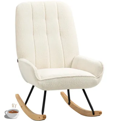 Produktbild von Schaukelstuhl,Lounge-Stuhl, Esszimmerstuhl Wohnzimmer,Polsterstuhl 63x95x97cm