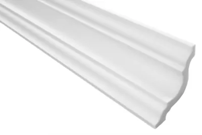 Produktbild von Marbet Deckenleisten aus Styropor XPS - Hochwertige Stuckleisten leicht & robust im modernen Design - (20 Meter Sparpaket E-25 - 65x65mm) Wandleiste