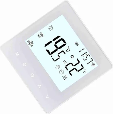 Zdjęcie produktu dla Inteligentny termostat WiFi Tuya 16A Cyfrowy programowalny wyświetlacz LCD Regulator temperatury ogrzewania podłogowego Cyfrowy inteligentny termostat ścienny dla