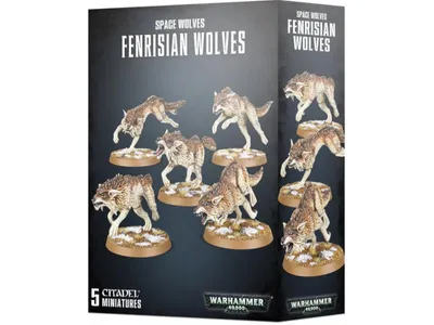 Zdjęcie produktu dla W40k: Space Wolves Fenrisian Wolves (5 figurek)